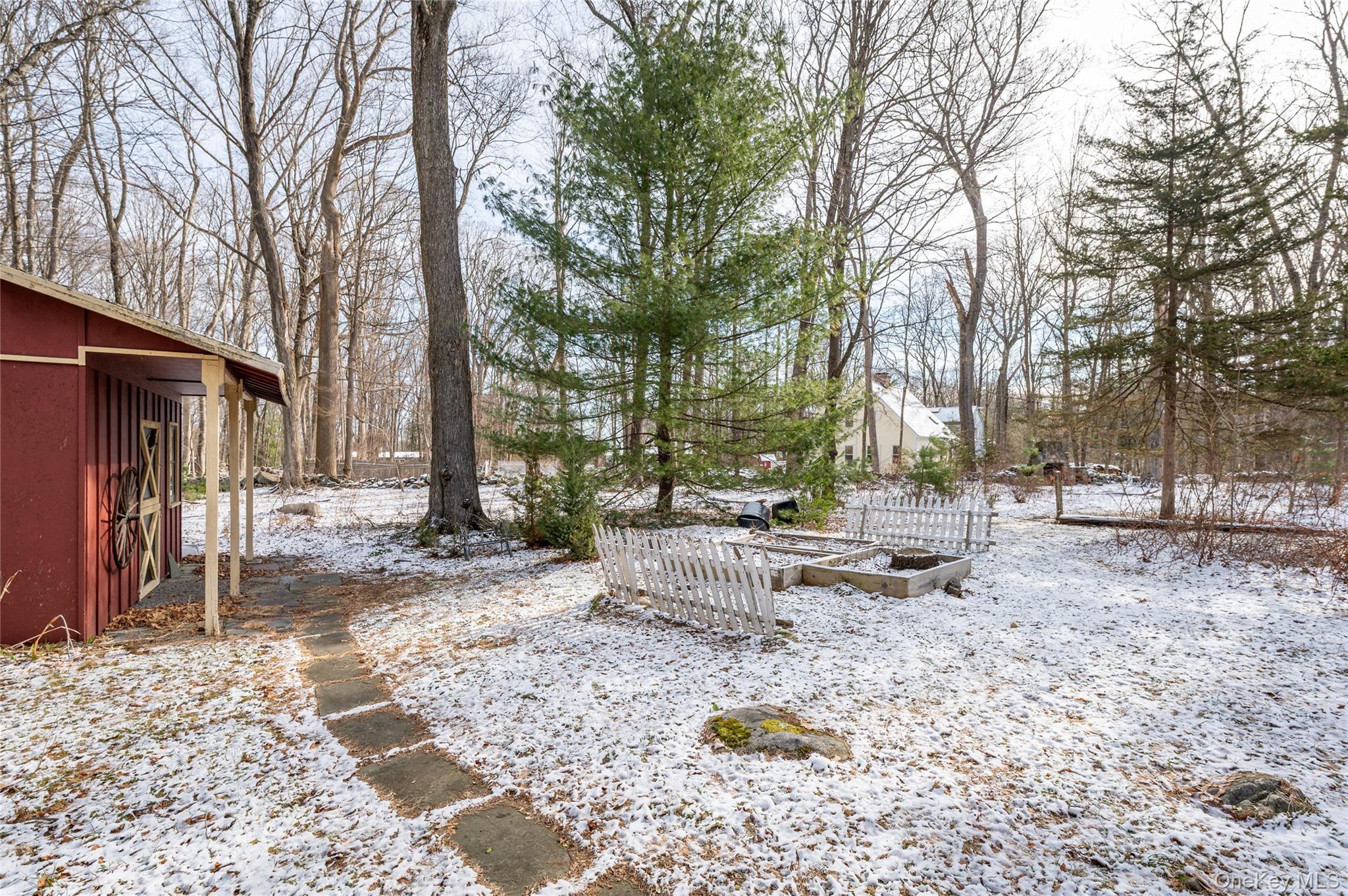 50 W Road South Salem, NY 10590 - Photo 22 of 29 a backyard of a house with barbeque oven