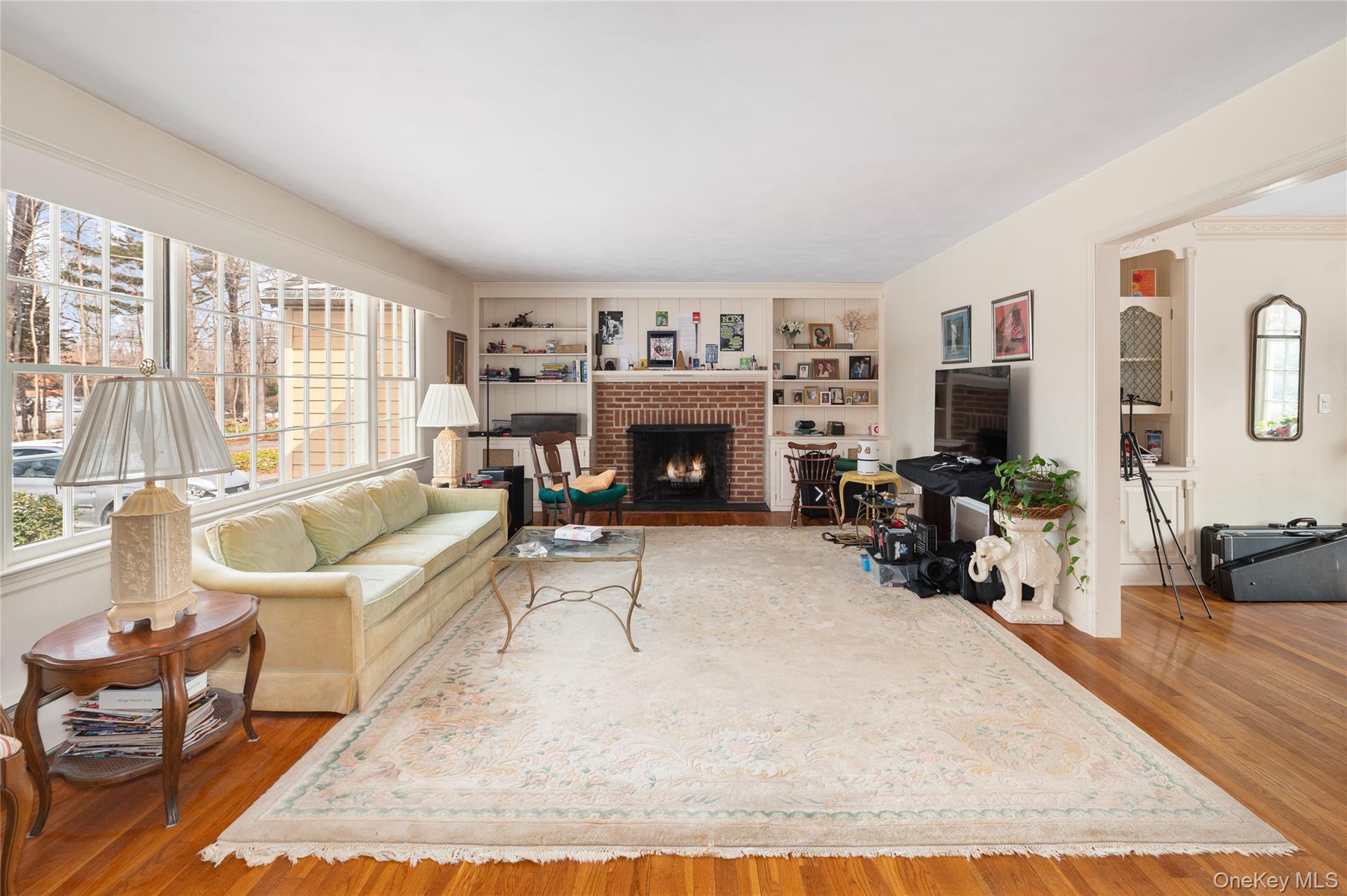 50 W Road South Salem, NY 10590 - Photo 3 of 29 a living room with furniture large window and a fireplace