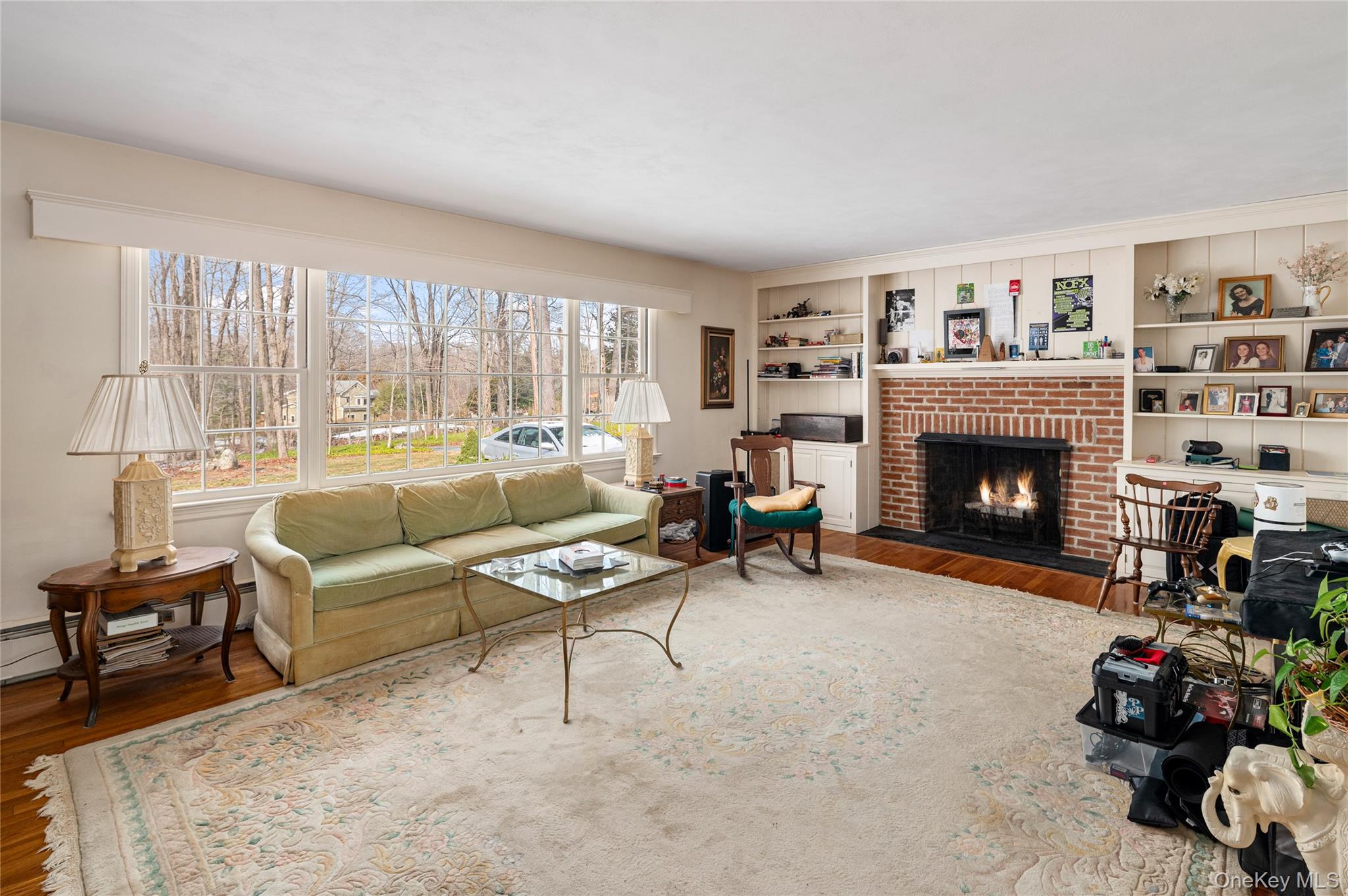 50 W Road South Salem, NY 10590 - Photo 4 of 29 a living room with furniture and a fireplace