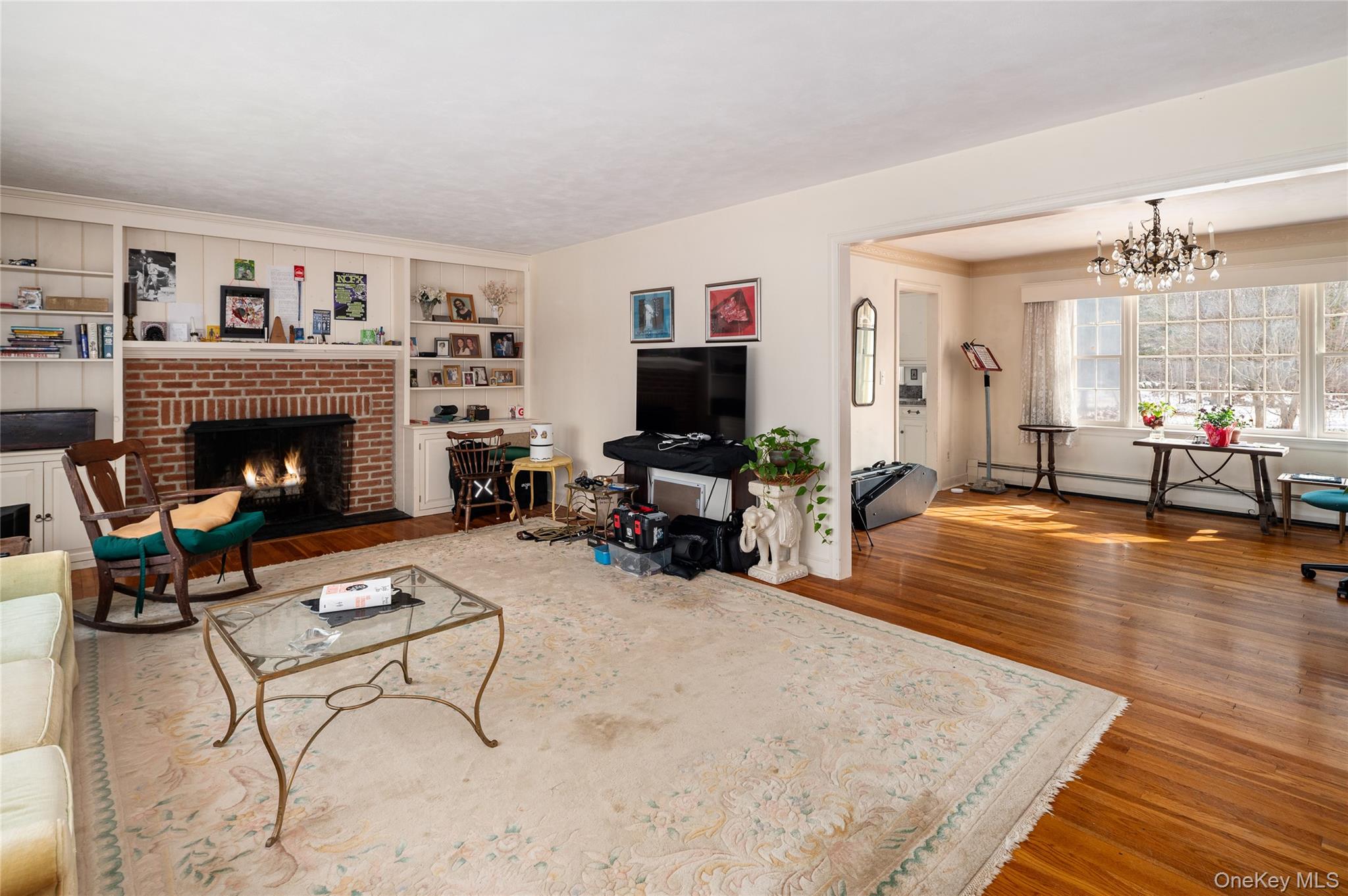 50 W Road South Salem, NY 10590 - Photo 5 of 29 a living room with furniture and a fireplace