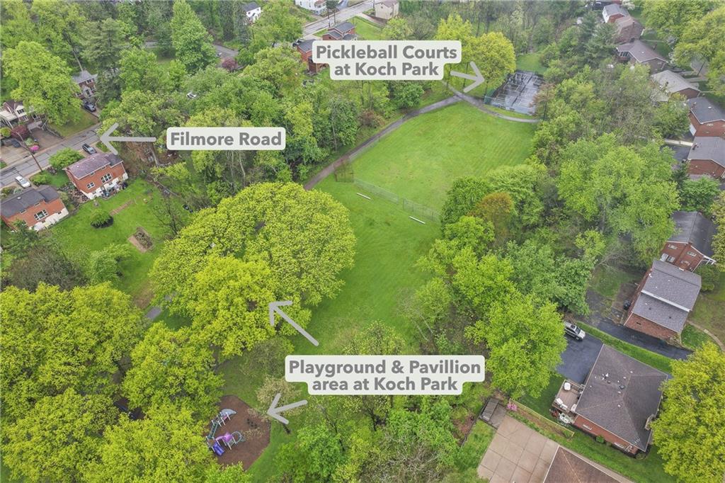 435 Filmore Road Pittsburgh, PA 15221 - Photo 29 of 37 Koch Park is nestled between Filmore Rd, Atlantic Ave, and Sharon Dr.