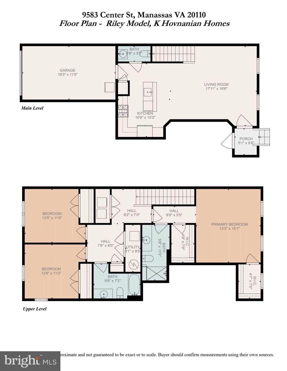 9583 Center Street Manassas, VA 20110 - Photo 34 of 34 Floorplan