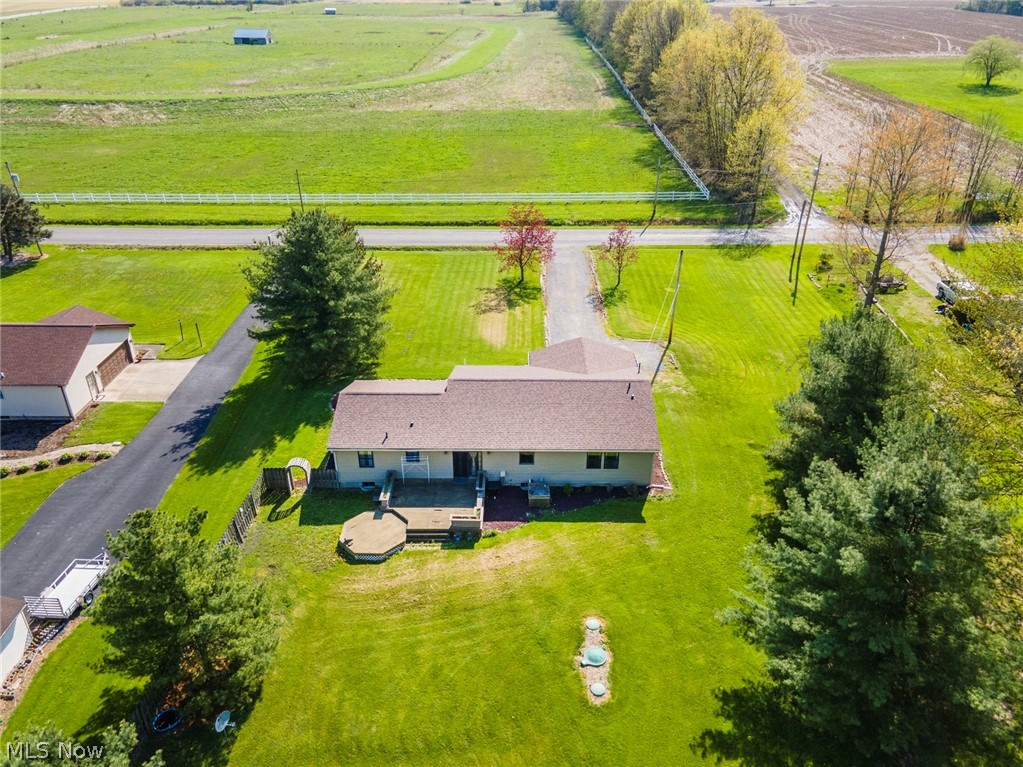 5561 Phillips Rice Road Cortland, OH 44410 - Photo 26 of 38 Bird's eye view with a rural view