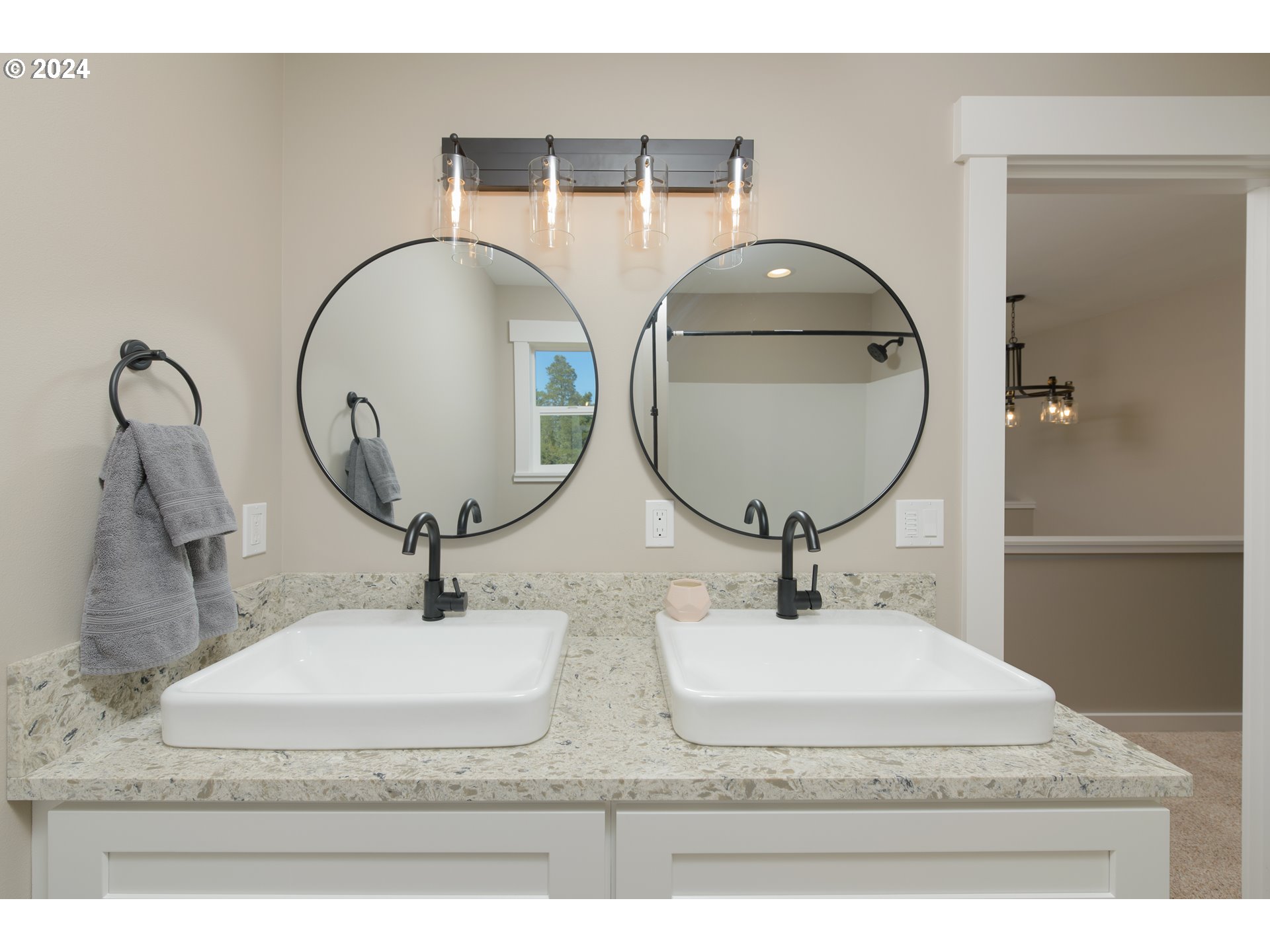 1324 Sea Ridge Lane Gearhart, OR 97138 - Photo 15 of 21 a bathroom with a sink and a mirror