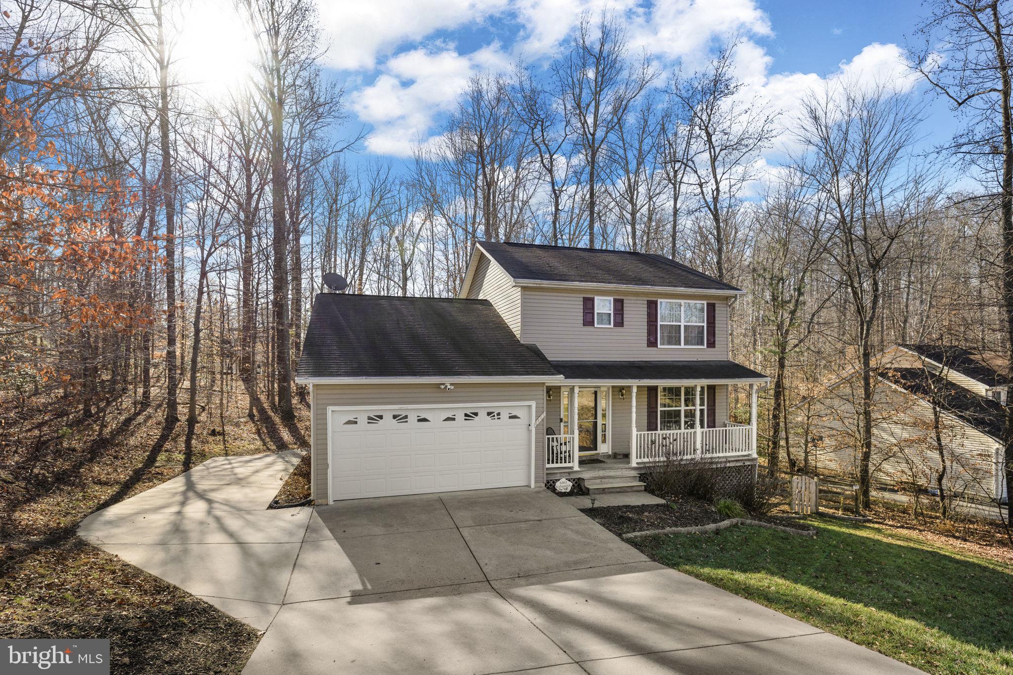 a house view with a outdoor space
