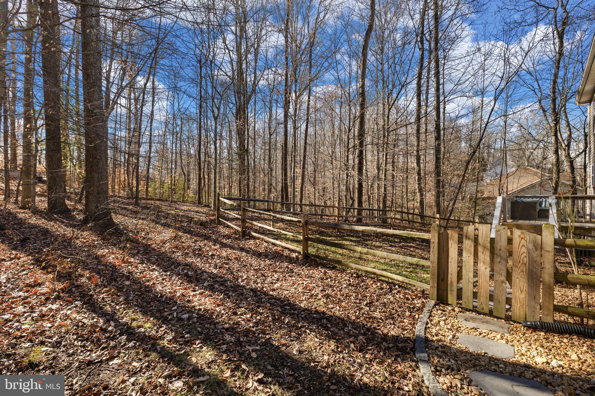 6463 Wheeler Drive King George, VA 22485 - Photo 45 of 57 a view of a backyard of the house