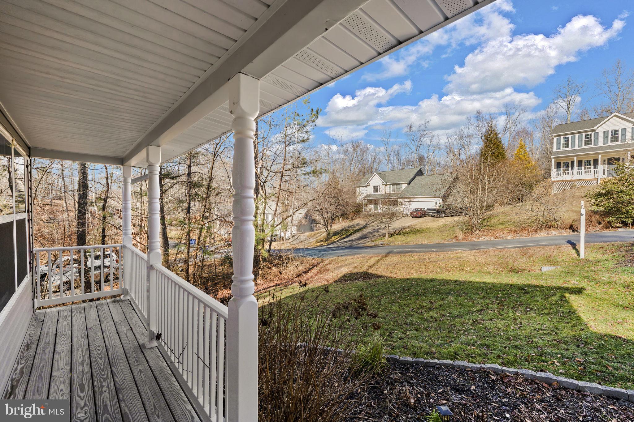 6463 Wheeler Drive King George, VA 22485 - Photo 6 of 57 a view of a balcony with yard