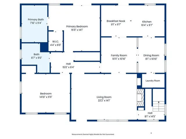 a picture of a floor plan