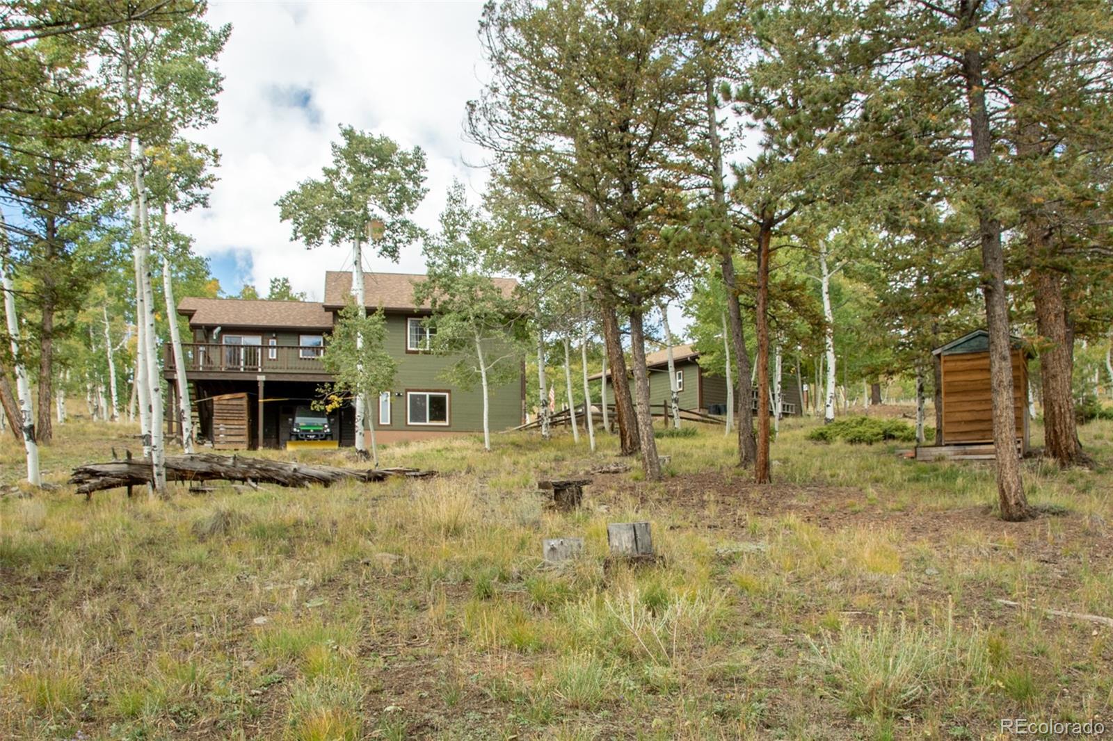 821 Blacksmith Road Hartsel, CO 80449 - Photo 3 of 50 a house view with a garden space