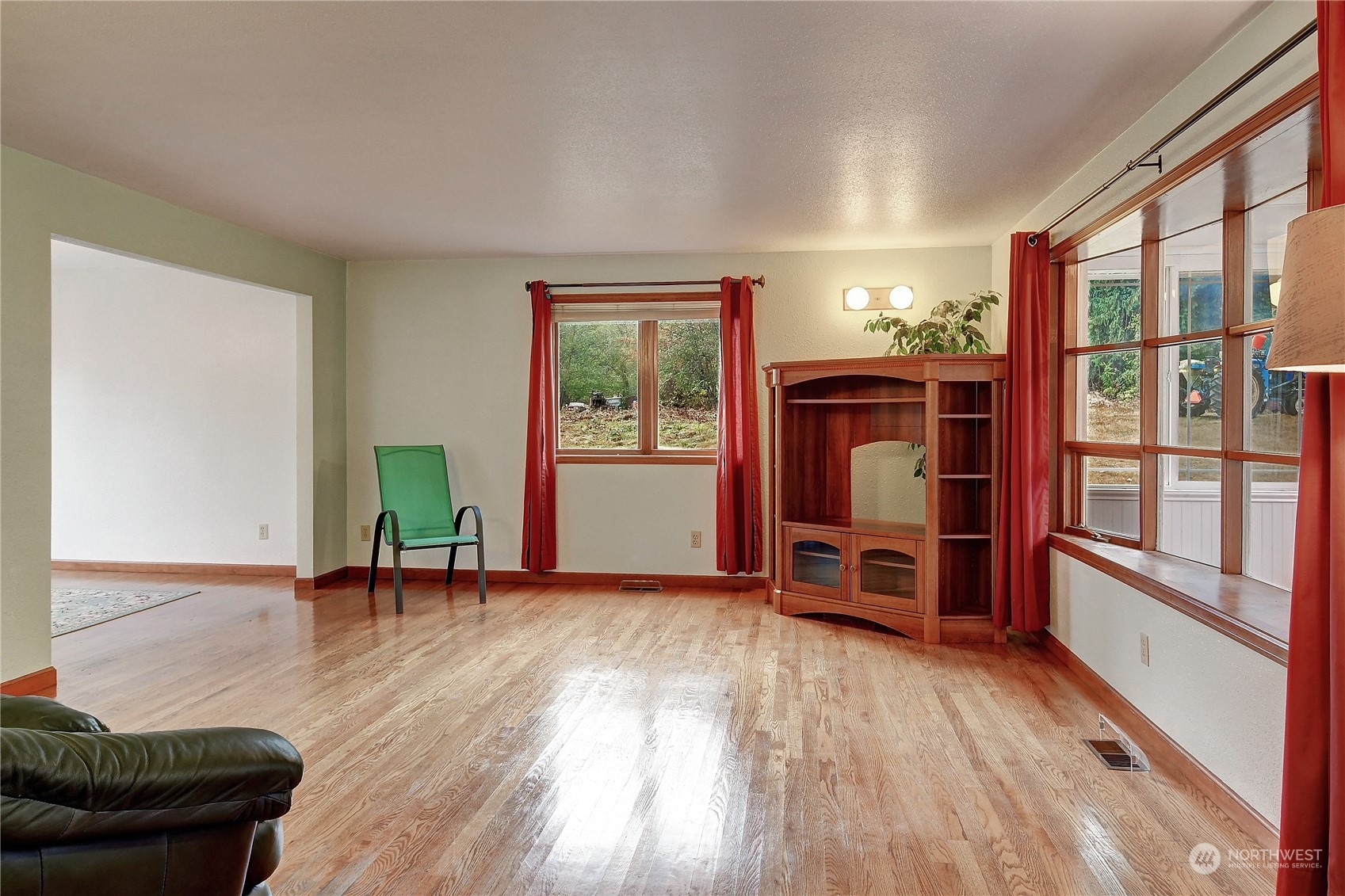 14807 High Bridge Road Monroe, WA 98272 - Photo 5 of 36 wooden floor in an empty room with a window