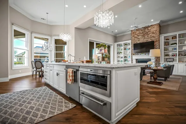 a bathroom with a tub and shower