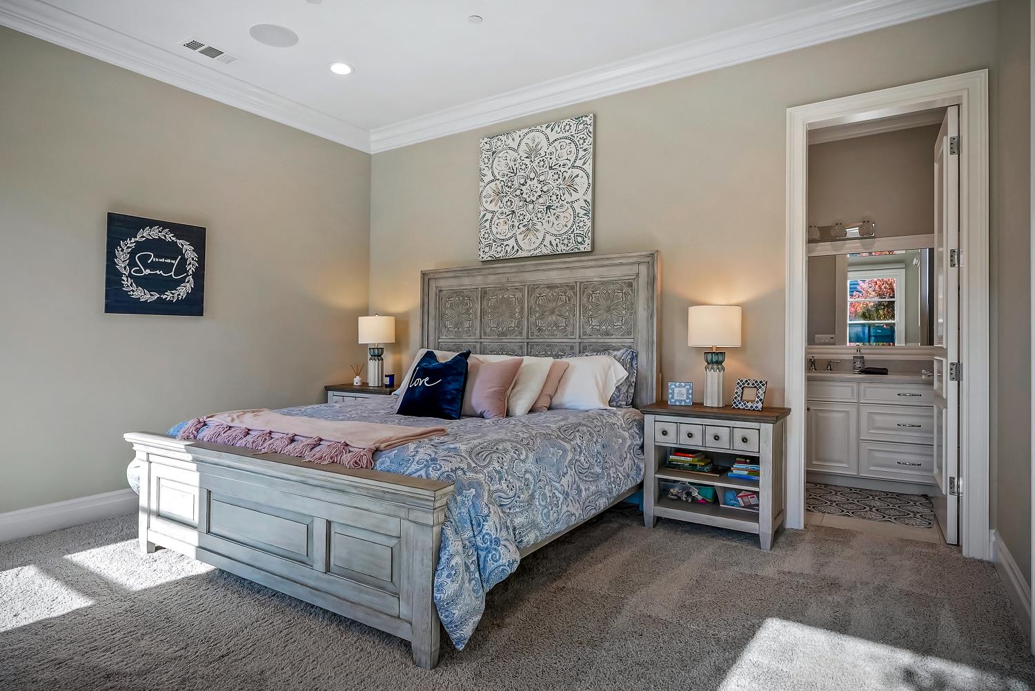 22215 Devries Road Lodi, CA 95242 - Photo 46 of 99 a bedroom with a bed and a cabinets