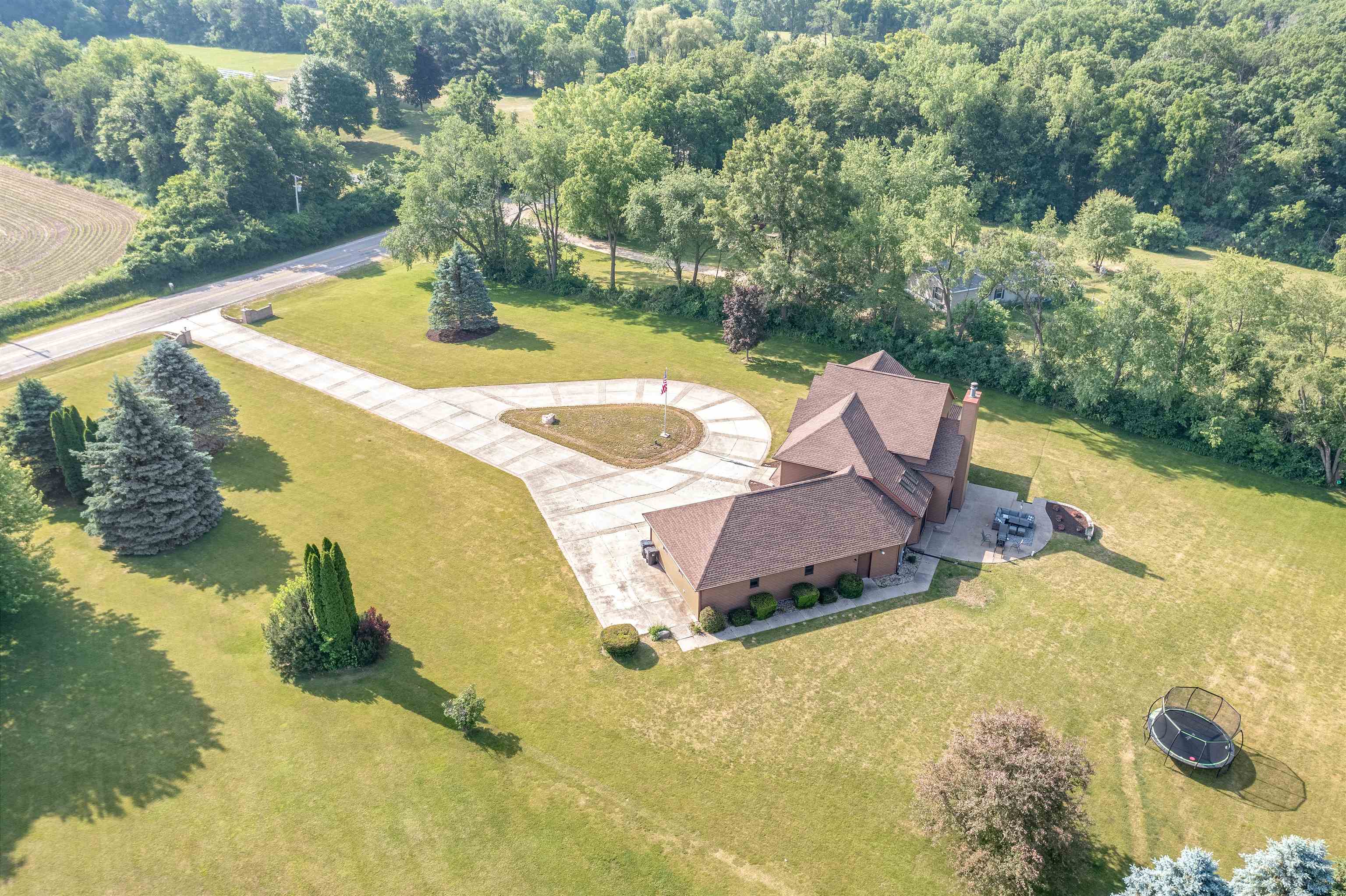 11136 Moate Road Durand, IL 61024 - Photo 52 of 55 a view of swimming pool with a yard