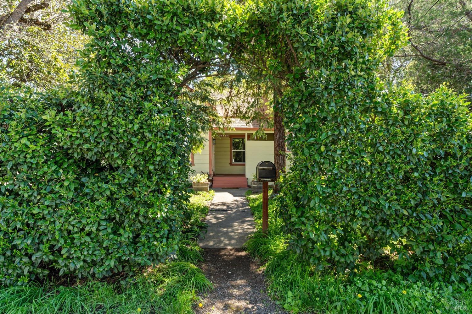 161 Cherry Street Ukiah, CA 95482 - Photo 33 of 39 a view of an house with backyard space and garden
