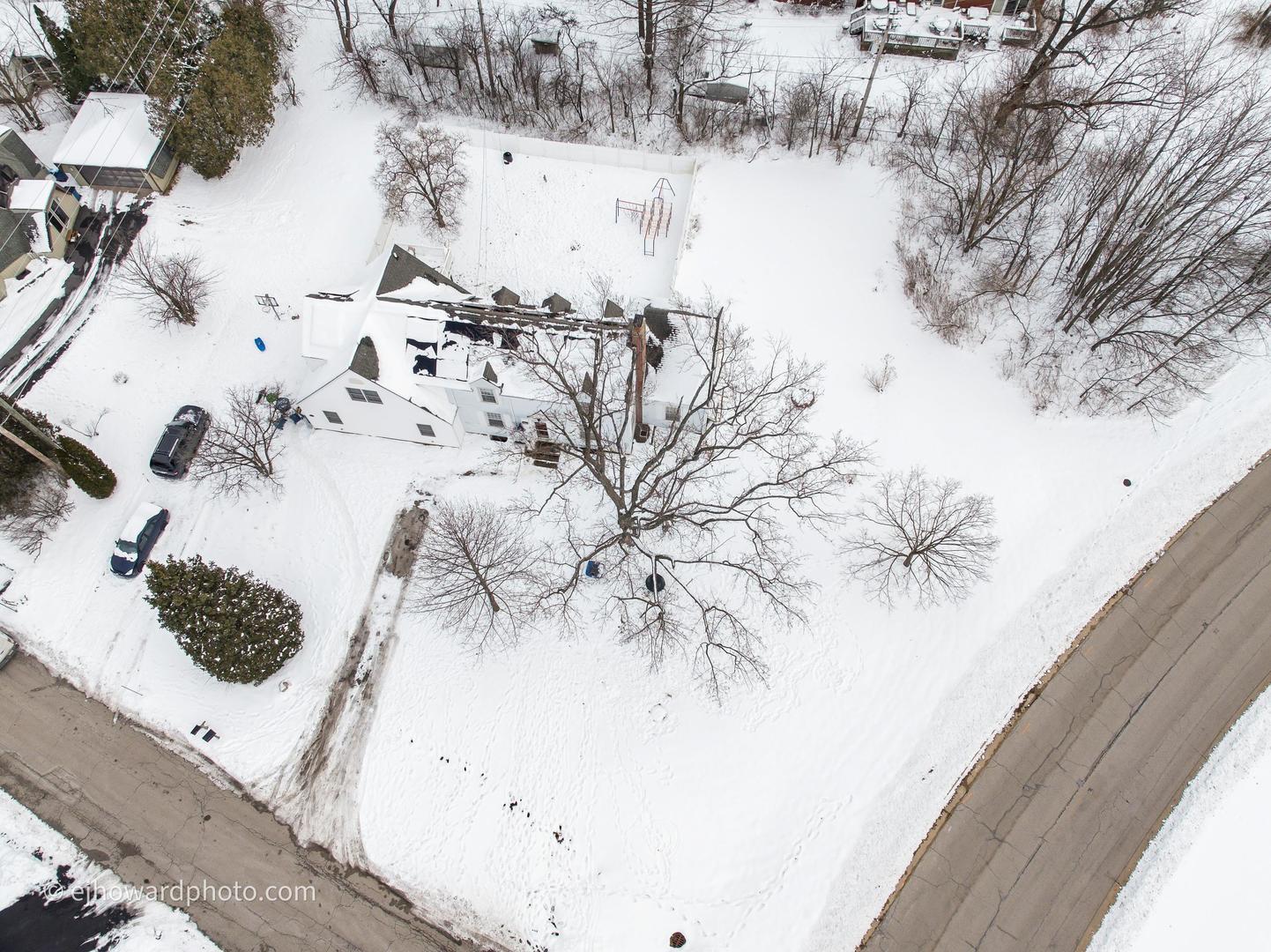 3655 Kent Place Crete, IL 60417 - Photo 25 of 29 a view of back yard of snow