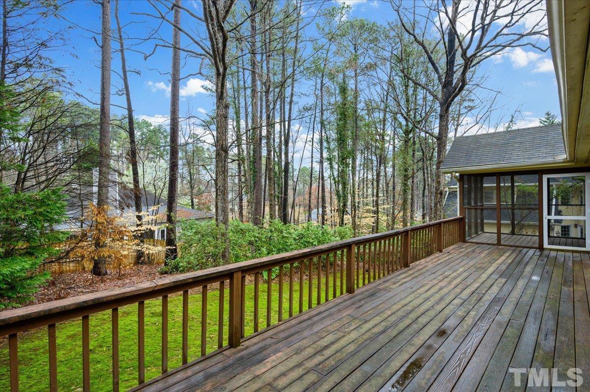 4112 Landfall Court Raleigh, NC 27613 - Photo 9 of 27 a view of balcony with wooden floor