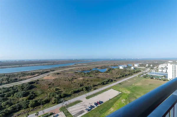 a view of an ocean from a balcony