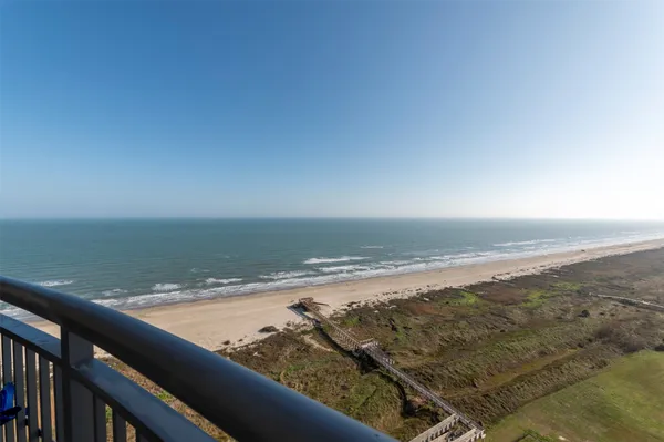a view of an ocean beach