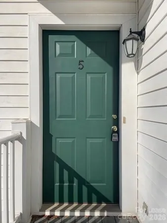 a view of a door