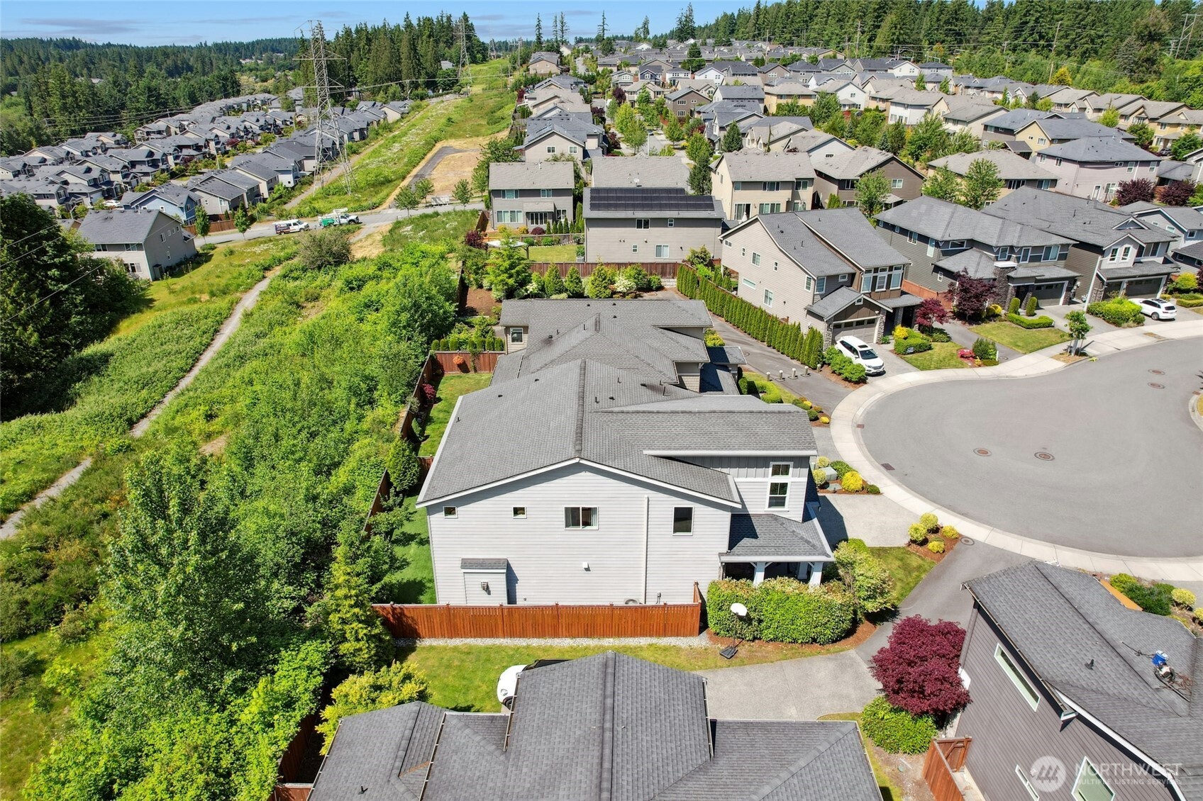 4309 231st Place Southeast Bothell, WA 98021 - Photo 32 of 40 an aerial view of a house