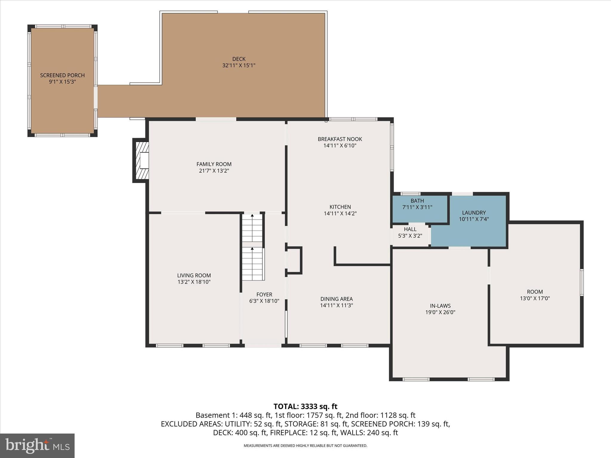 2516 Baublitz Road Reisterstown, MD 21136 - Photo 44 of 45 First level floor plan