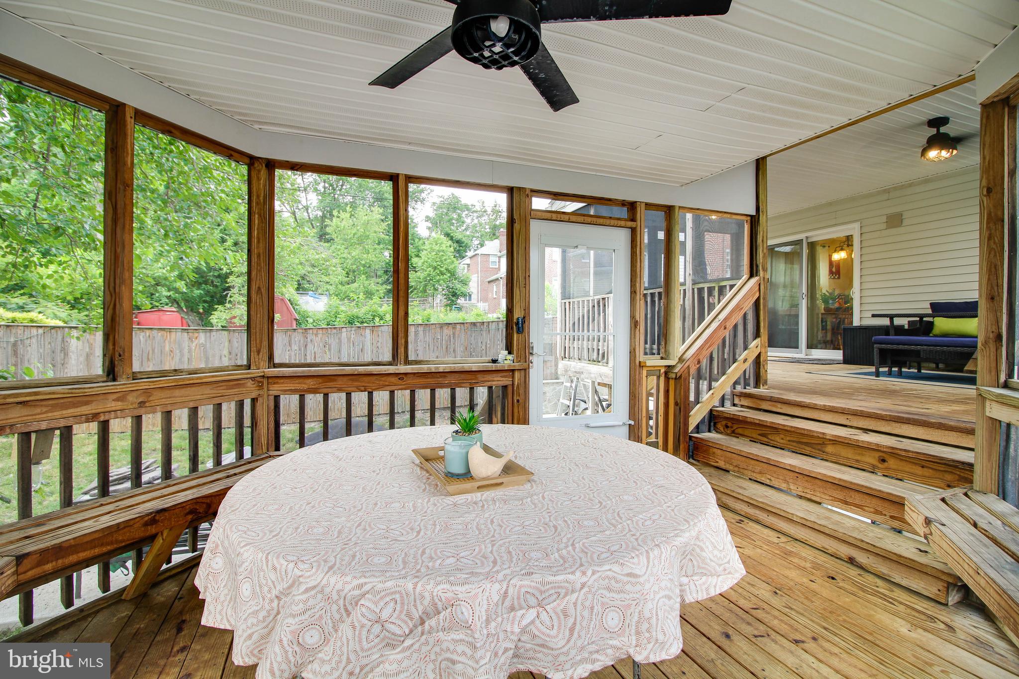 708 Dorchester Road Baltimore, MD 21229 - Photo 37 of 50 from gazebo to slider in kitchen