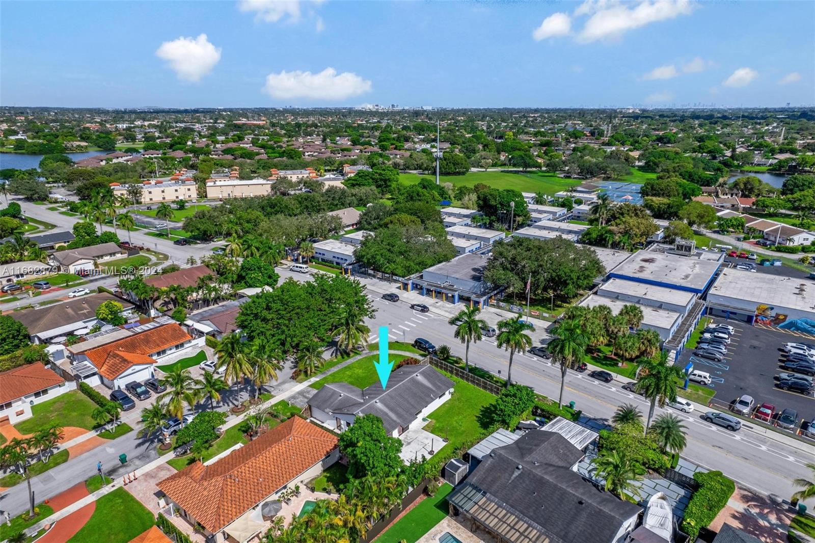 14006 Southwest 48th Terrace Miami, FL 33175 - Photo 15 of 24 an aerial view of residential houses with outdoor space