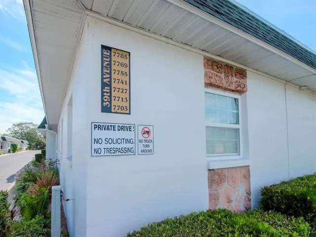 a view of a door and an outdoor space