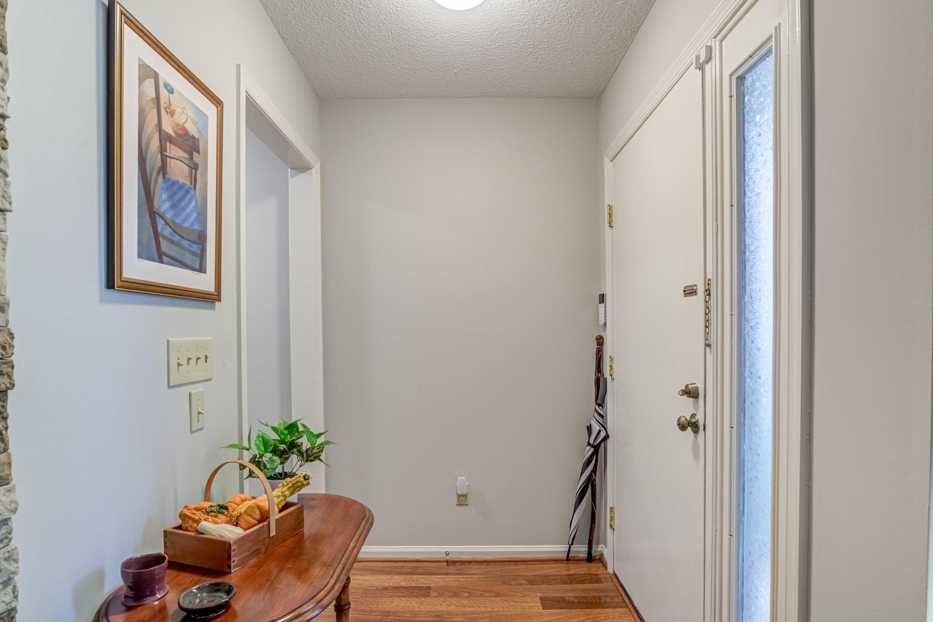 705 Tan Tara Square Raleigh, NC 27615 - Photo 7 of 31 a room with painting on the wall and a potted plant