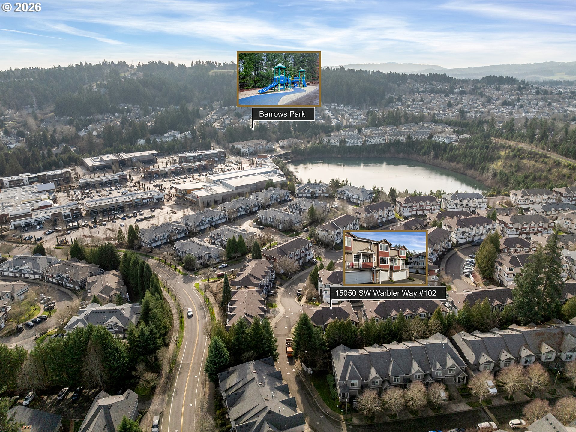 15050 Southwest Warbler Way, Unit 102 Beaverton, OR 97007 - Photo 28 of 34 Drone View/UAV