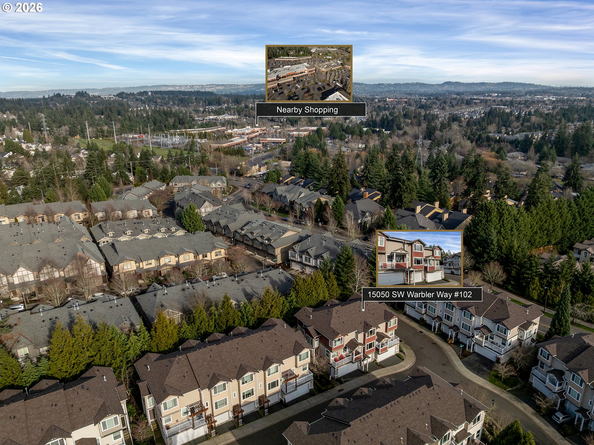 15050 Southwest Warbler Way, Unit 102 Beaverton, OR 97007 - Photo 30 of 34 Drone View/UAV