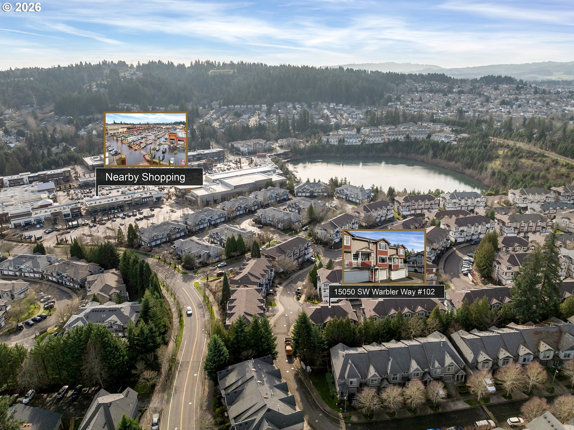 15050 Southwest Warbler Way, Unit 102 Beaverton, OR 97007 - Photo 32 of 34 Drone View/UAV