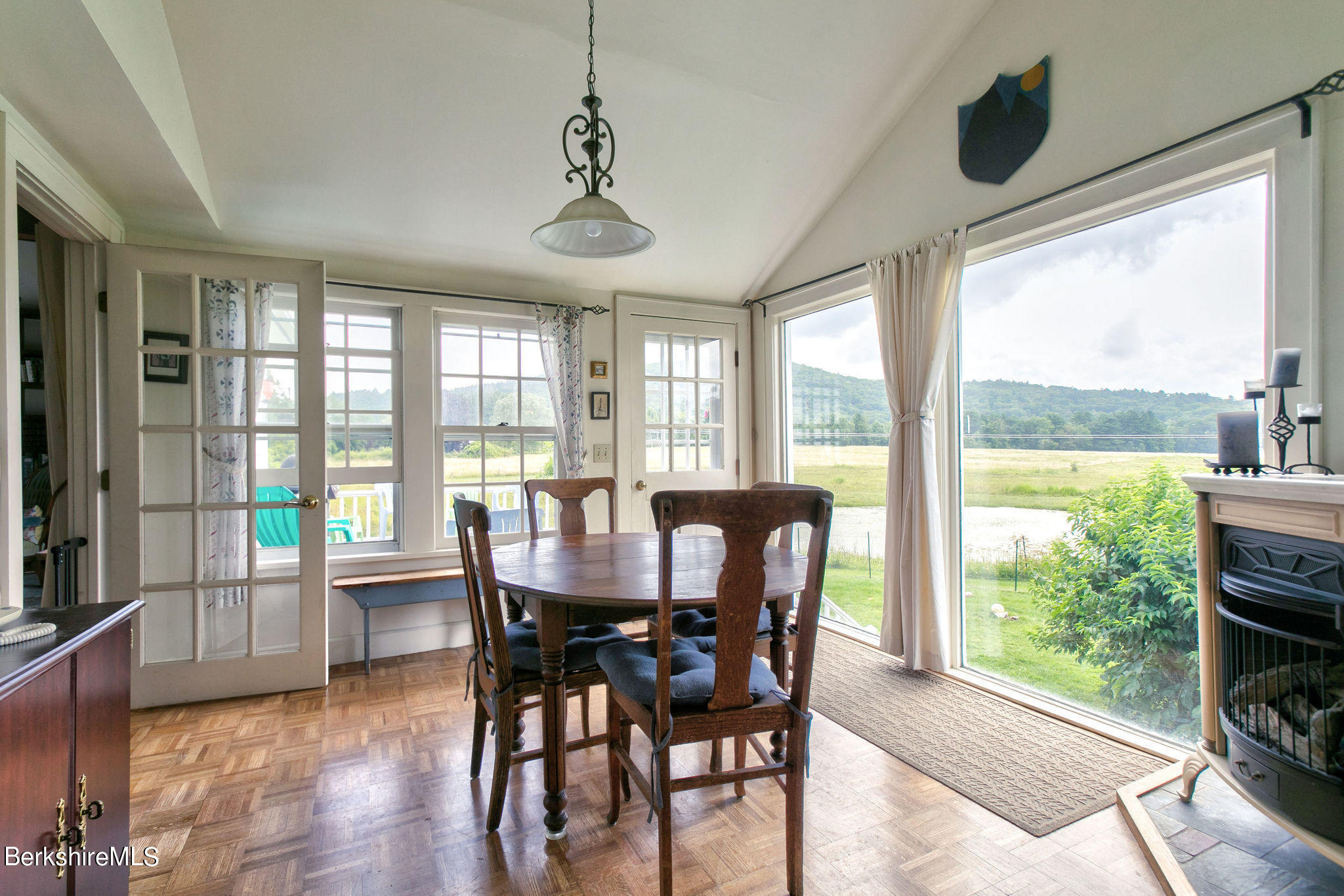 32 Prospect Hill Road Stockbridge, MA 01262 - Photo 15 of 30 a view of a dining room with furniture window and outside view