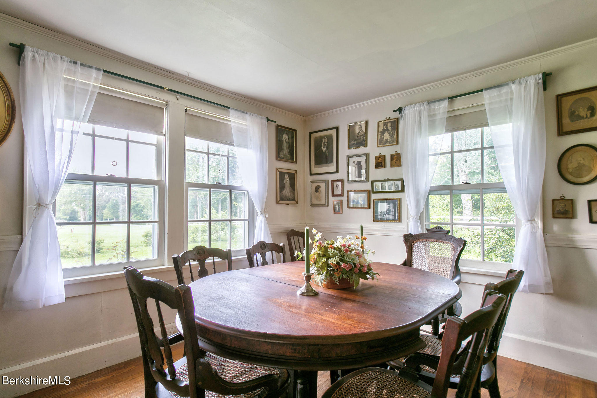 32 Prospect Hill Road Stockbridge, MA 01262 - Photo 21 of 30 a view of a dining room with furniture and window