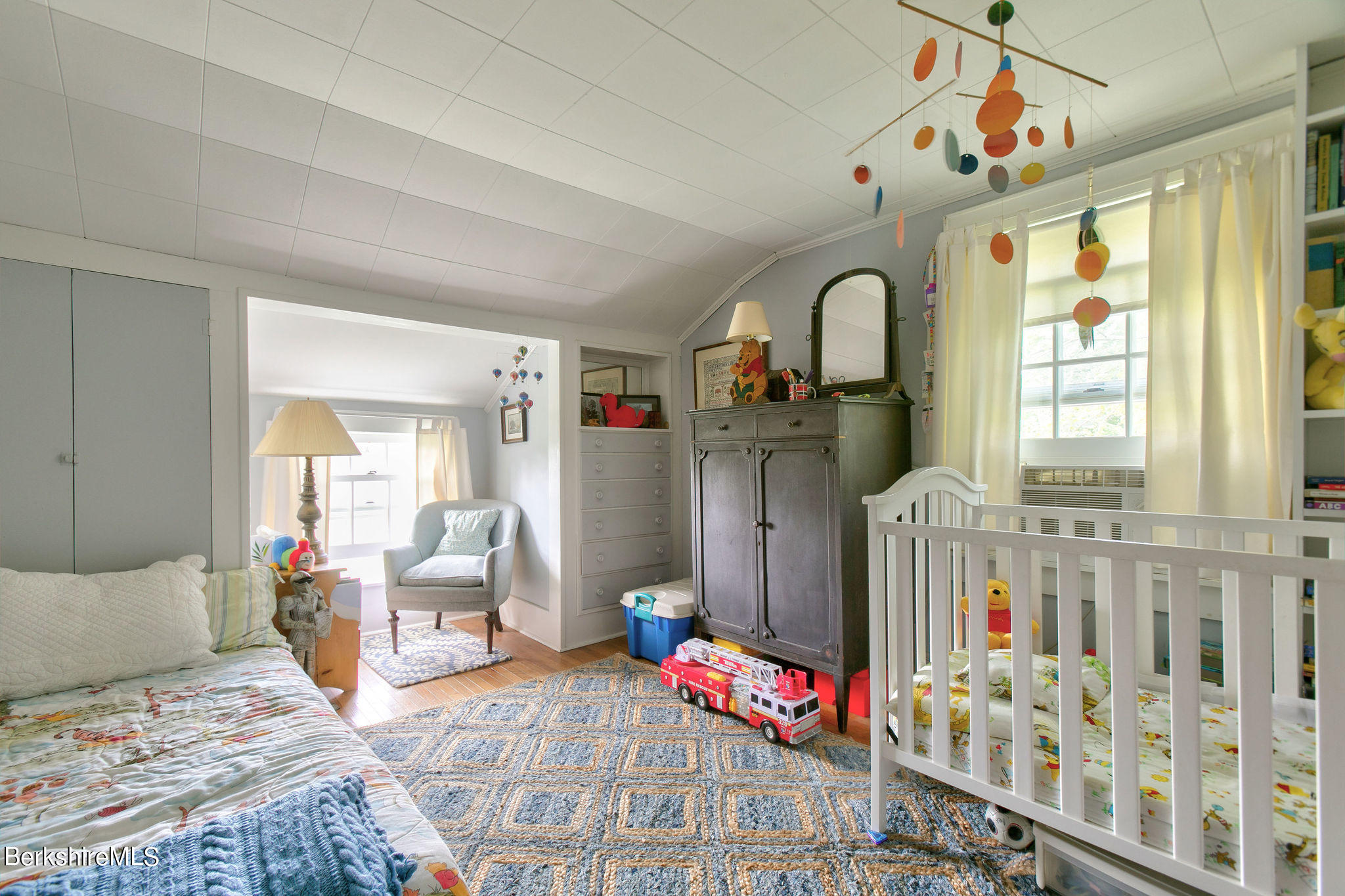 32 Prospect Hill Road Stockbridge, MA 01262 - Photo 26 of 30 a bedroom with bed and a large window