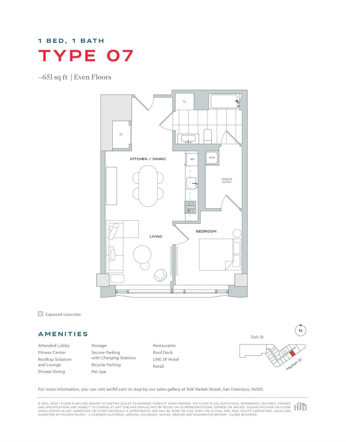 960 Market Street, Unit 807 San Francisco, CA 94102 - Photo 6 of 13 a black and white photo of a bench