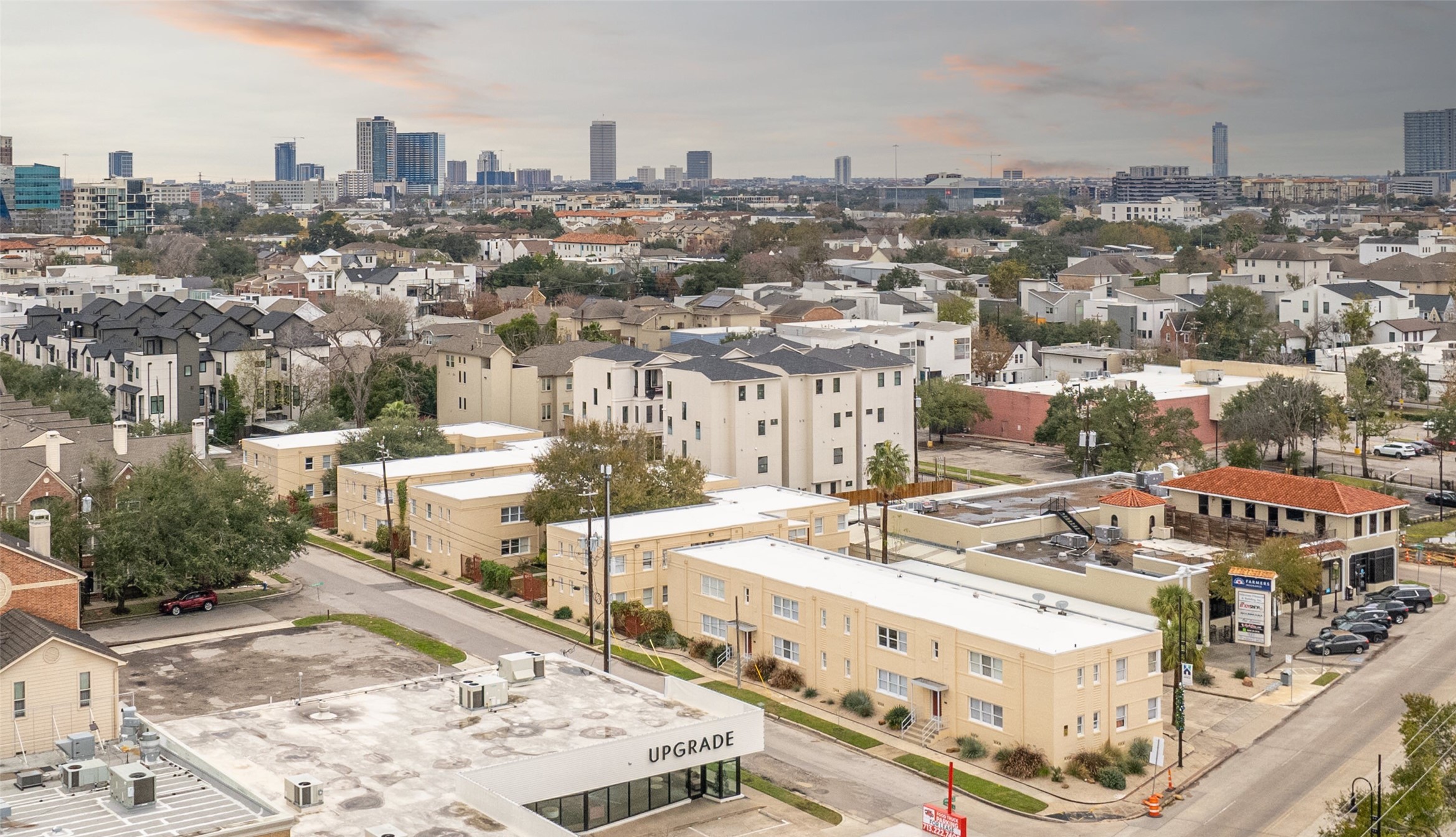 1913 Prospect Street, Unit 5 Houston, TX 77004 - Photo 13 of 17 a view of a city with tall buildings
