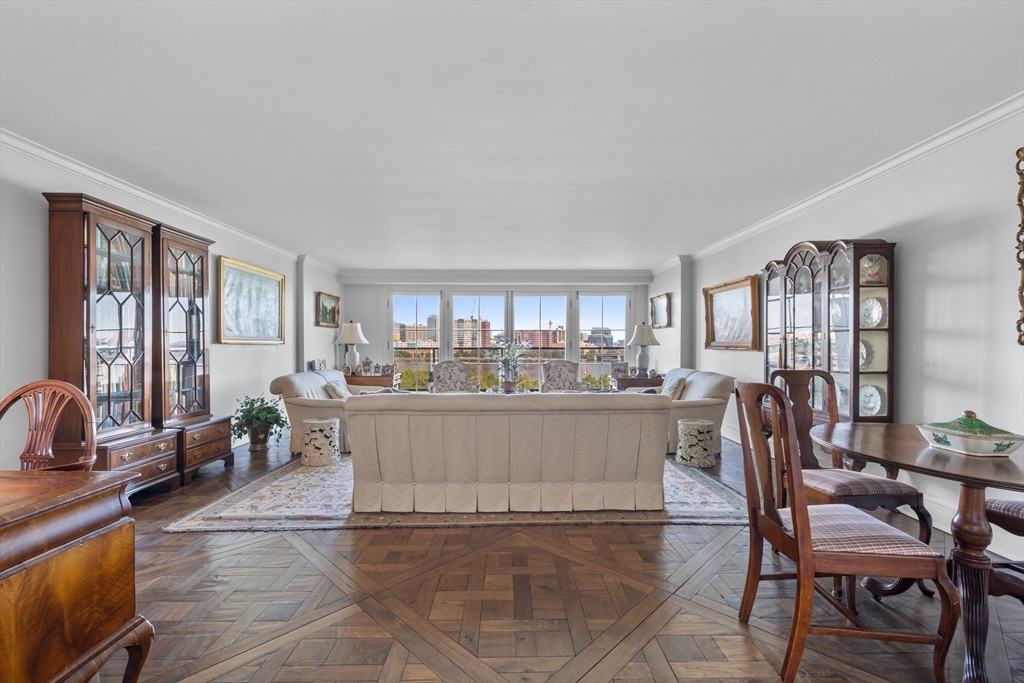 180 Beacon Street, Unit 9G Boston, MA 02116 - Photo 2 of 23 a view of a dining room with furniture and window