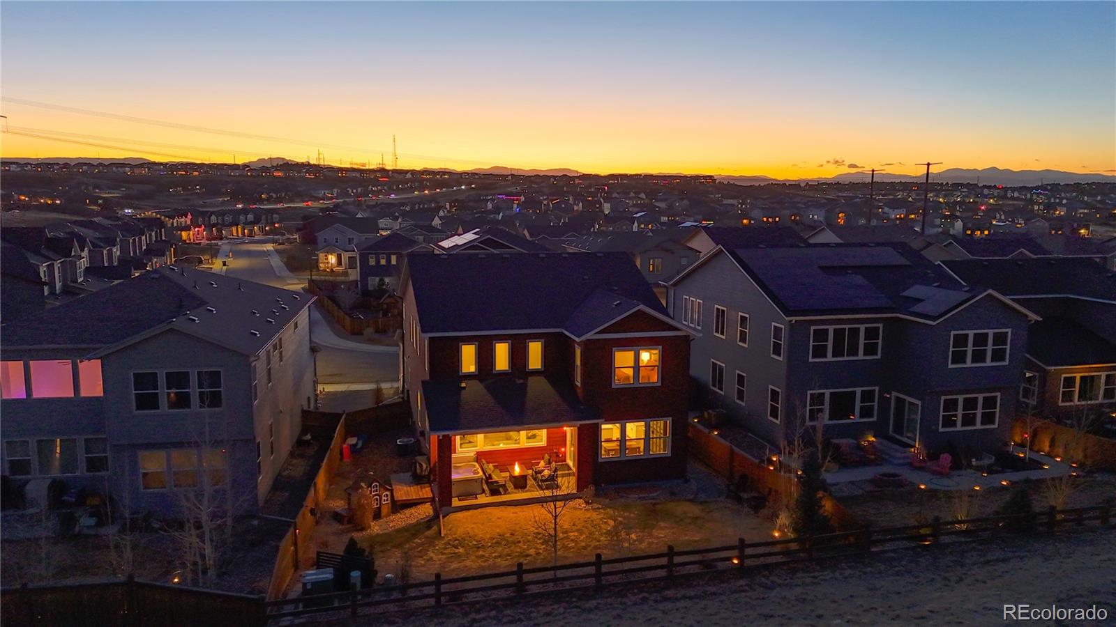 1107 Basalt Ridge Loop Castle Rock, CO 80108 - Photo 43 of 50 an aerial view of residential houses