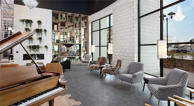 a outdoor living space with patio furniture