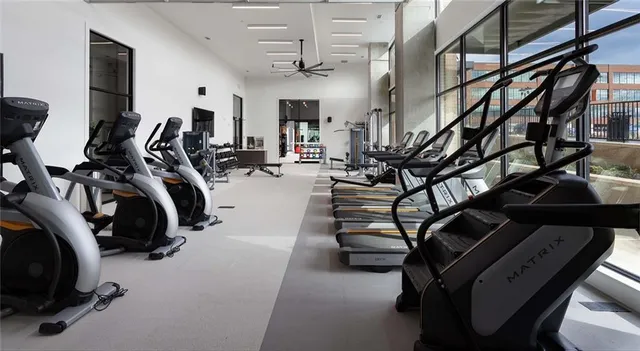 a view of gym