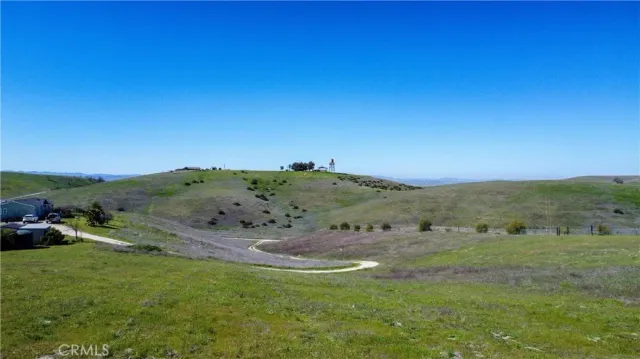 a view of an outdoor space with mountain view