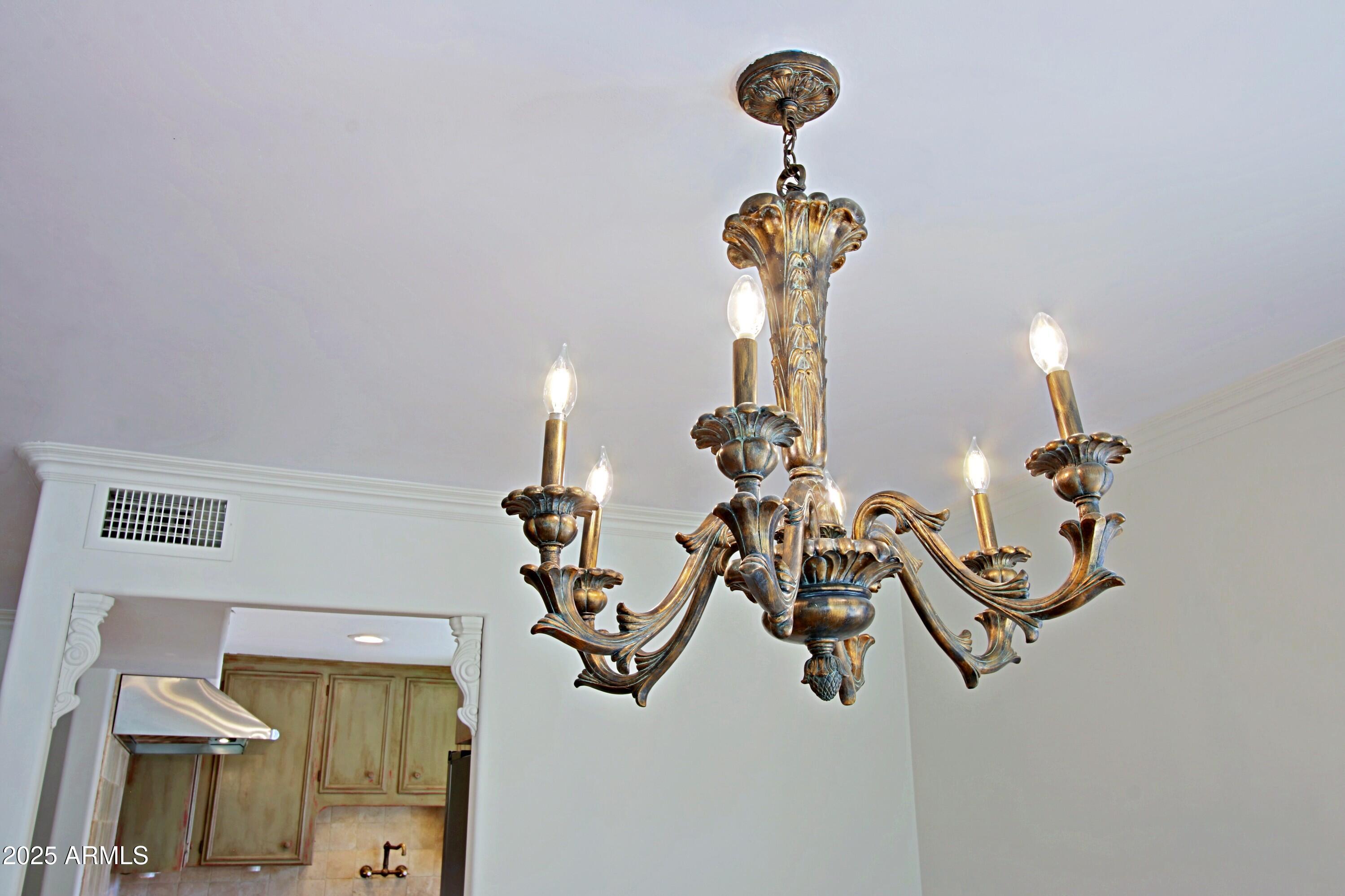 190 East Coronado Road, Unit 73 Phoenix, AZ 85004 - Photo 18 of 56 Dining chandelier