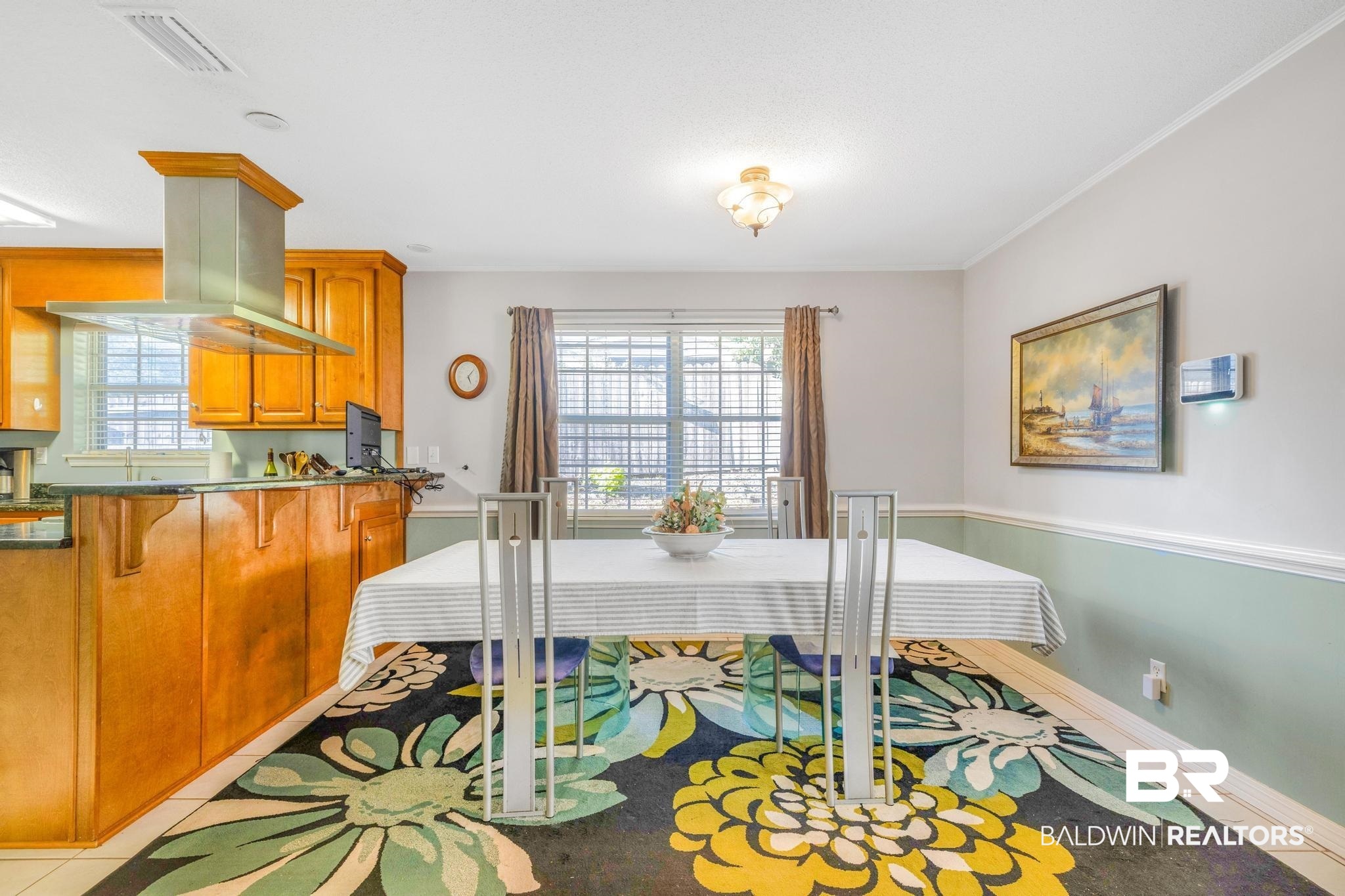 2573 E Road Mobile, AL 36693 - Photo 13 of 45 Dining area with light tile patterned flooring and baseboards