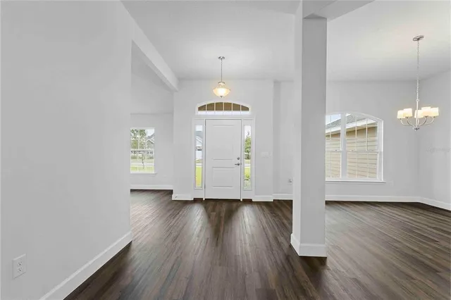 a view of an ocean and a mountain