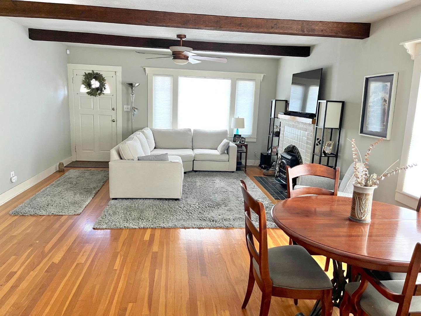 106 Maple Street Salinas, CA 93901 - Photo 5 of 22 a living room with furniture and a fireplace