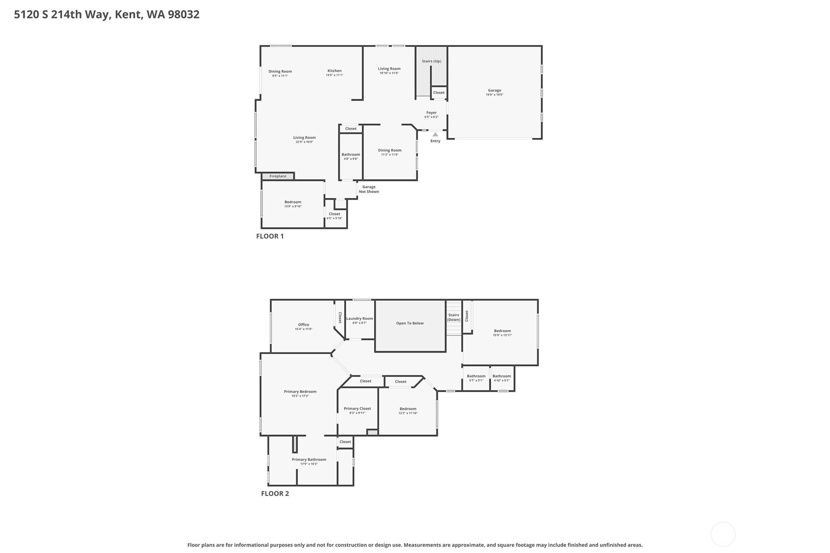5120 South 214th Way, Unit 10 Kent, WA 98032 - Photo 39 of 39 a picture of floor plan