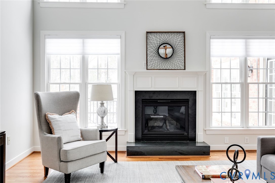 507 Hunt Field Road Manakin-Sabot, VA 23103 - Photo 11 of 43 a living room with furniture and a fireplace