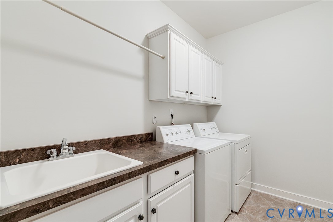 507 Hunt Field Road Manakin-Sabot, VA 23103 - Photo 31 of 43 a room with a sink and cabinets