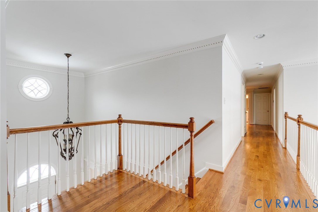 507 Hunt Field Road Manakin-Sabot, VA 23103 - Photo 32 of 43 a view of a hallway with stairs